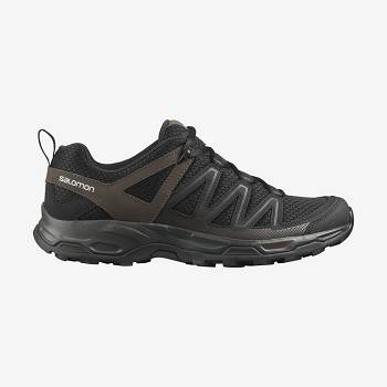 Black / Olive Salomon PATHFINDER Men's Hiking Shoes | US-M2224