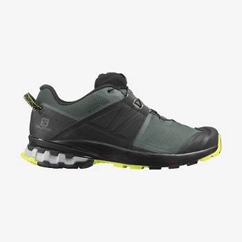 Black / Olive Salomon XA WILD GORE-TEX Men's Trail Running Shoes | US-O1091