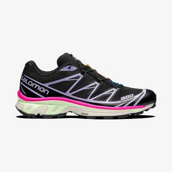 Black / Purple Salomon XT-6 Men's Sneakers | US-N1820