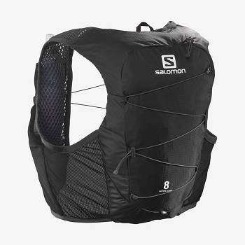 Black Salomon ACTIVE SKIN 8 Men's Running Packs | US-N2492