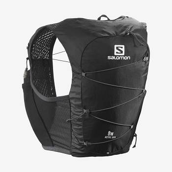 Black Salomon ACTIVE SKIN 8 Women's Running Packs | US-W2610