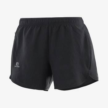 Black Salomon AGILE Women's Shorts | US-A1598