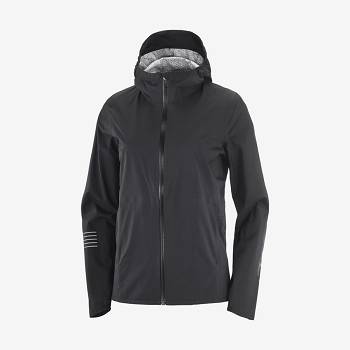 Black Salomon BONATTI WATERPROOF Women's Waterproof Jackets | US-N2576