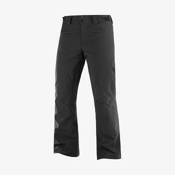 Black Salomon BRILLIANT Men's Ski Pants | US-O1126