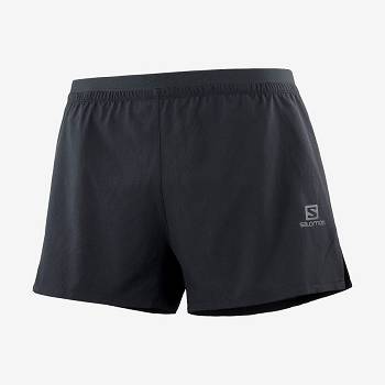 Black Salomon CROSS 3'' Men's Shorts | US-L1991