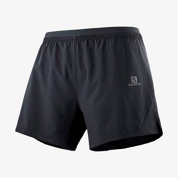 Black Salomon CROSS 5'' Men's Shorts | US-W1060