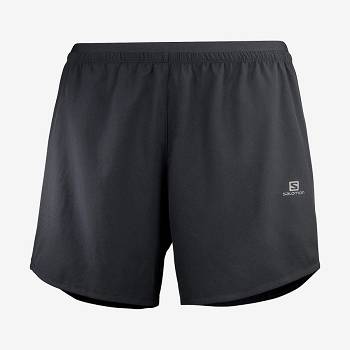 Black Salomon CROSS 5'' Women's Shorts | US-A1640