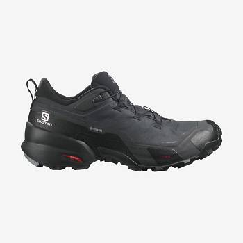 Black Salomon CROSS HIKE GORE-TEX Men's Hiking Shoes | US-M2581