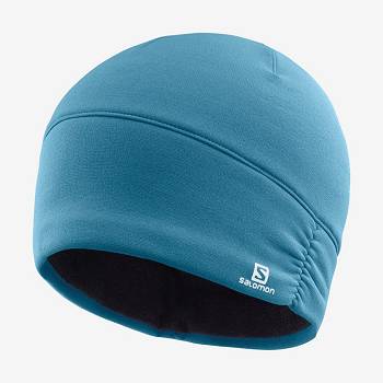 Black Salomon ELEVATE WARM Men's Hats | US-O1187