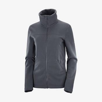 Black Salomon ESSENTIAL COSY FLEECE Women's Hoodie | US-S1380