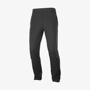 Black Salomon ESSENTIAL WARM FLEECE Men's Pants | US-S2381