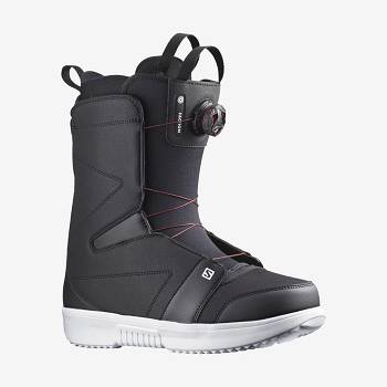 Black Salomon FACTION BOA Men's Ski Boots | US-M2336