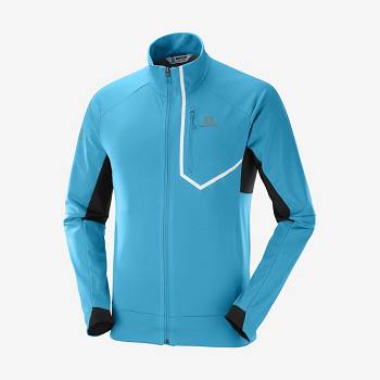 Black Salomon GORE-TEX INFINIUM™ WINDSTOPPER® PRO Men's Softshell Jackets | US-N1666