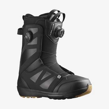 Black Salomon LAUNCH BOA SJ BOA Men's Ski Boots | US-L1347