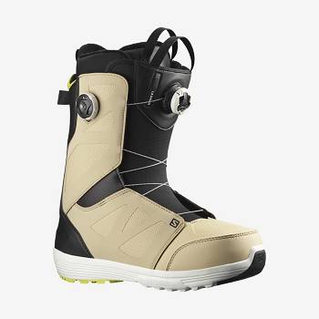 Black Salomon LAUNCH BOA SJ COLOR Men's Ski Boots | US-N1372