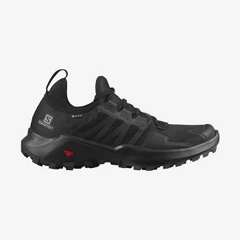 Black Salomon MADCROSS GORE-TEX Men's Trail Running Shoes | US-M1895