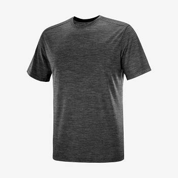 Black Salomon OUTLIFE MERINO BLEND Men's T Shirts | US-O1119