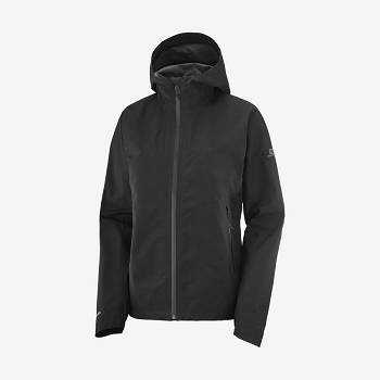 Black Salomon OUTLINE GORE-TEX 2.5L Women's Waterproof Jackets | US-W1410