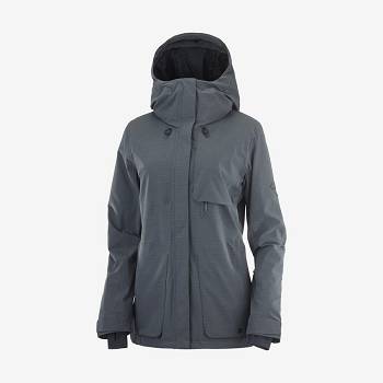 Black Salomon PROOF LIGHT Women's Ski Jackets | US-M2567