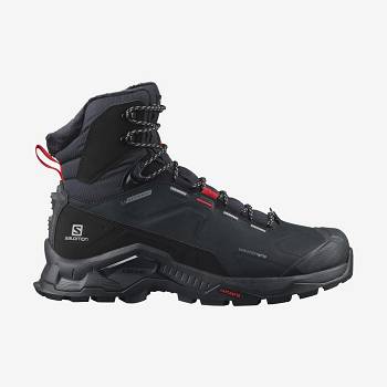 Black Salomon QUEST WINTER THINSULATE™ CLIMASALOMON™ Women's Waterproof Boots | US-O1063