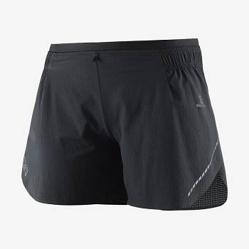 Black Salomon SENSE AERO 5'' Women's Shorts | US-A2480