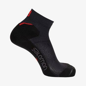 Black Salomon SPEEDCROSS ANKLE Men's Socks | US-A1248