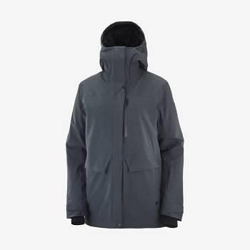 Black Salomon STANCE CARGO Women's Ski Jackets | US-N1743