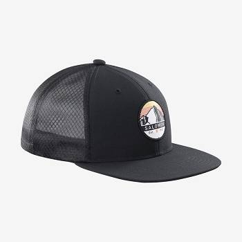 Black Salomon TRUCKER Women's Hats | US-L2089