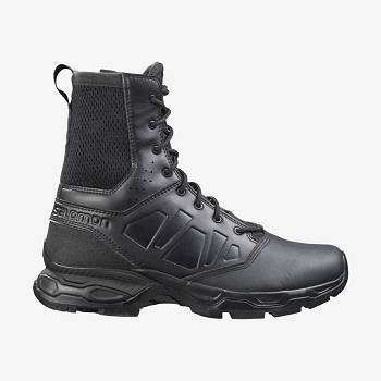 Black Salomon URBAN JUNGLE ULTRA SIDE ZIP Men's Forces Boots | US-W1310