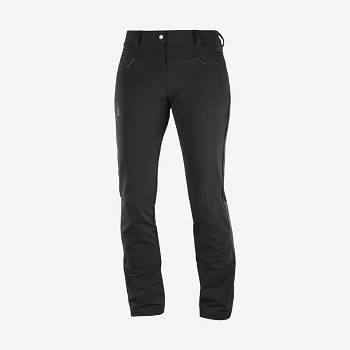 Black Salomon WAYFARER STRAIGHT WARM Women's Pants | US-N1169