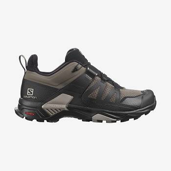 Black Salomon X ULTRA 4 Men's Hiking Shoes | US-W1150