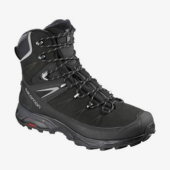 Black Salomon X ULTRA WINTER CLIMASALOMON™ 2 Men's Waterproof Boots | US-L1767