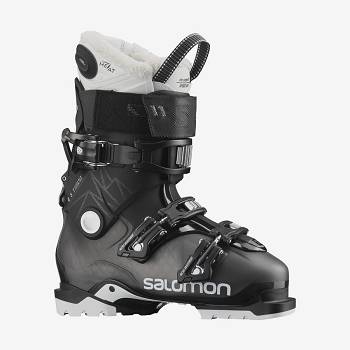 Black / White Salomon QST ACCESS 80 CH Women's Ski Boots | US-N2338