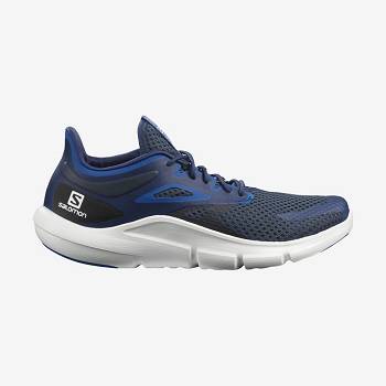 Blue / White Salomon PREDICT MOD Men's Running Shoes | US-A2508