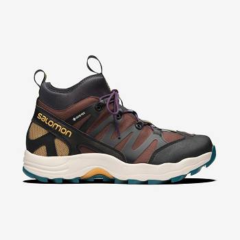 Brown / Blue Salomon XA PRO 1 MID GORE-TEX Women's Waterproof Shoes | US-W1630