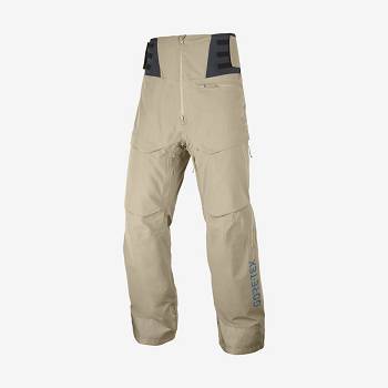 Brown Salomon GRAVITY GORE-TEX Men's Ski Pants | US-O1133