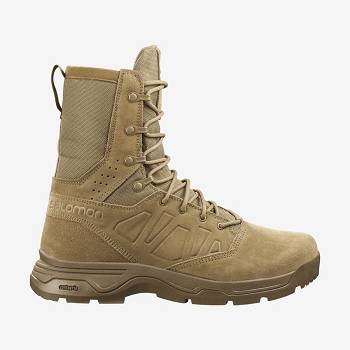 Brown Salomon GUARDIAN CLIMASALOMON™ WATERPROOF Women's Forces Boots | US-O1707