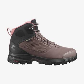 Brown Salomon OUTWARD GORE-TEX Women's Hiking Shoes | US-W3030