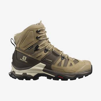 Brown Salomon QUEST 4 GORE-TEX Men's Hiking Shoes | US-O1847