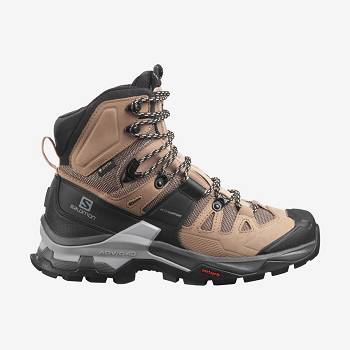 Brown Salomon QUEST 4 GORE-TEX Women's Hiking Shoes | US-O1642