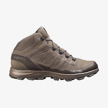 Brown Salomon SPEED ASSAULT Men's Forces Boots | US-S2577