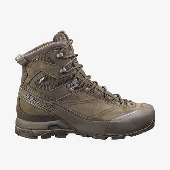 Brown Salomon X ALP GORE-TEX FORCES Men's Forces Boots | US-O1280