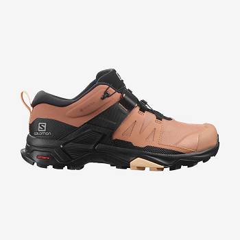 Brown Salomon X ULTRA 4 GORE-TEX Women's Hiking Shoes | US-O2272