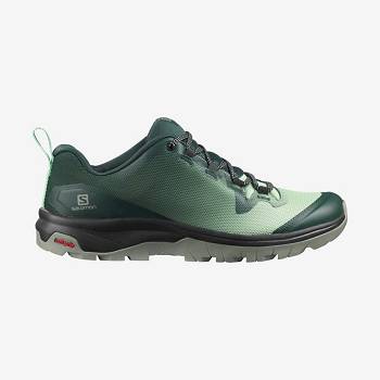 Green Salomon VAYA Women's Hiking Shoes | US-S2339