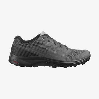 Grey / Black Salomon OUTLINE Men's Hiking Shoes | US-wO1686