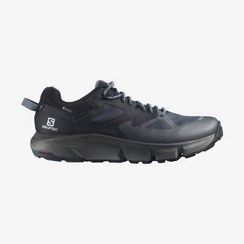 Grey / Black Salomon PREDICT HIKE GORE-TEX Men's Hiking Shoes | US-A2025