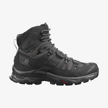 Grey / Black Salomon QUEST 4 GORE-TEX Men's Hiking Shoes | US-A1227