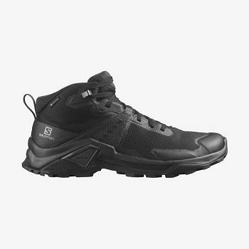 Grey / Black Salomon X RAISE 2 MID GORE-TEX Men's Hiking Shoes | US-S1499