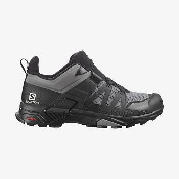 Grey / Black Salomon X ULTRA 4 Men's Hiking Shoes | US-S2479