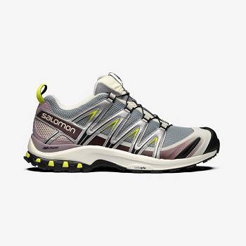 Grey / Purple Salomon XA PRO 3D Men's Sneakers | US-M1790